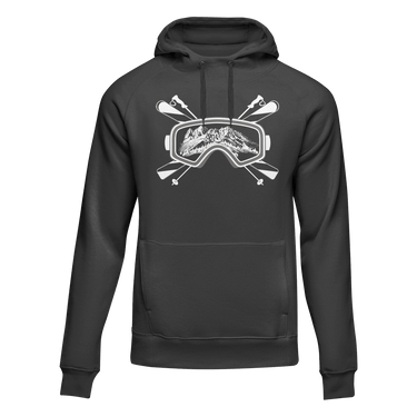 Ski Goggles Adult Fleece Hooded Sweatshirt